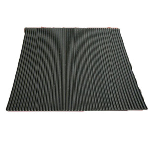 Tapis en <span class=keywords><strong>caoutchouc</strong></span> antidérapant de haute qualité, vert et noir, à fines nervures, en <span class=keywords><strong>rouleau</strong></span> pour sol - Product Image 6