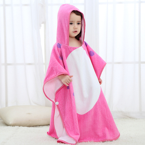 MICHLEY <span class=keywords><strong>Dinosaure</strong></span> <span class=keywords><strong>de</strong></span> <span class=keywords><strong>Dessin</strong></span> Animé Mignon Filles À Capuche Serviette - Product Image 3