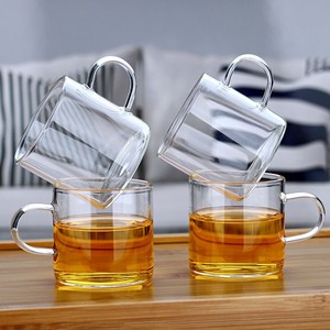 56H all'ingrosso di vetro di alta borosilicato colorato <span class=keywords><strong>tazze</strong></span> <span class=keywords><strong>da</strong></span> tè con maniglie per uso domestico resistente alle alte temperature - Product Image 3