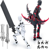 Jouet de poupée articulé multi-articulations personnalisé, figurine d'action Lucky 13, robot imprimé en 3D