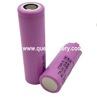 Batterie cathodique Li-ion NCM 18650 QB18650 3500mAh 3.6V-3.7V 10A Certifiée KC/CE Garantie 500 cycles 6 mois 12.95Wh pour appareils électromobiles