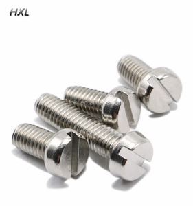 Tùy chỉnh din84 DIN 84 Brass/Titanium/Hợp kim nhôm/thép không gỉ dài trục một phần Chủ Đề rãnh đầu pho mát Vàng M1.4 vít - Product Image 2