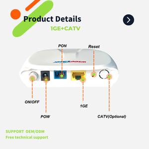2025 produttore cinese caldo 1GE 1PORT XPON ONU + CATV 1550nm lunghezza d'onda ottimale per 20km di distanza apparecchiature in fibra ottica - Product Image 4