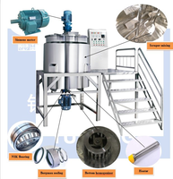 Machine de fabrication de savon liquide et de détergent pour la vaisselle en acier inoxydable haute sécurité avec pompe pour gel d'aloe vera et produits chimiques