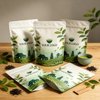 Sachet Doypack Personnalisé Imprimé en Couleur, Recyclable, en Aluminium Stratifié, pour Poudre, 500g 1kg, avec Fermeture Éclair