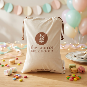 Sacs à cordon personnalisés en gros, sacs d'emballage en tissu de qualité supérieure avec impression de logo, sacs polyvalents - Product Image 1