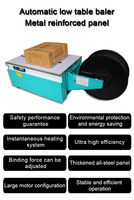Machines d'emballage à bande de cerclage semi-automatiques à table basse KZ-900 à grande vitesse pour boîtes en carton et en plastique