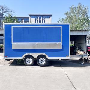 Soporte de remolque de comida Carrito de frutas al aire libre asado móvil Camión de comida totalmente equipado a la venta - Product Image 2