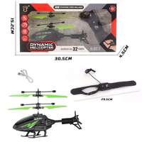 Helikopter Terbang Sensor Tangan Baru 2026 Dengan Pengontrol Jam Tangan, Mainan Pesawat Terbang, Helikopter Remote Control untuk Anak
