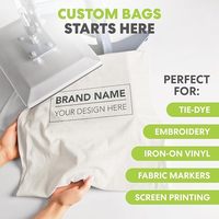 Sac fourre-tout écologique MIJIAO, logo personnalisé, toile de coton recyclée, ouverture supérieure, fond renforcé, plusieurs tailles (petite) pour cadeau