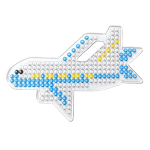 Planche à perles transparente en plastique pour perles thermocollantes Hama et Perler de 5 mm, accessoires pour perles à repasser - Product Image 5