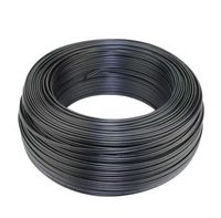 Kabel drop fiber optik FTTH outdoor berkualitas tinggi dengan jaket PVC, memberi kekuatan FRP, 1 core, 2 core, 4 core, kabel drop kawat baja