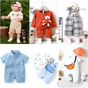 Vêtements d'Été Neufs en Gros pour Enfants de 0-12 Ans Garçons et Filles, Balles Mixtes Emballées Aléatoirement, Prix Bas - Product Image 1