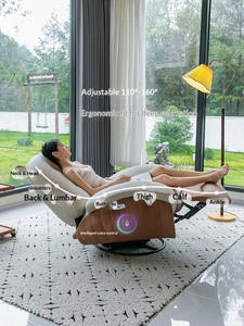 Elektrischer Multifunktions-Faulenzerstuhl für Zuhause, Schlafzimmer, Wohnzimmer, zum Schlafen und Liegen, Freizeit-Einzelschaukelstuhl mit Massage und Kratzfunktion - Product Image 2