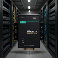 Module I/O Ethernet industriel Moxa NPort 5150, serveur de périphériques série avec ports RS232/422/485, port Ethernet 10/100M 1