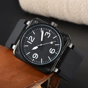 Relojes <span class=keywords><strong>de</strong></span> Negocios <span class=keywords><strong>de</strong></span> Lujo <span class=keywords><strong>de</strong></span> Alta Calidad, Unisex, <span class=keywords><strong>de</strong></span> Acero Inoxidable, Cuadrados, Mecánicos, Resistentes al Agua, con Esfera <span class=keywords><strong>de</strong></span> Agujas, Diseño Simple y Elegante - Product Image 3