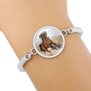 Pulsera de rescate de amor en vivo para mujer, brazalete con estampado de pata de perro, gato, mamá, mariposa, caballo, Chihuahua, Gran Danés, <span class=keywords><strong>Golden</strong></span> <span class=keywords><strong>Retriever</strong></span> - Product Image 5