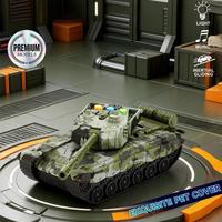 1:24 Ölçekli Sürtünme Güçlü Oyuncak Arabalar, Akrilik Vitrinli Plastik Arazi Kamyonu Yarış Tankı Modeli, Çocuklar İçin Hayali Oyun Hediyeleri
