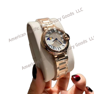 Men Wholesale Luxury Wristwatch Dial Couple Watch Original Fashion <strong>Gold</strong> <strong>Women</strong> Watch for Diamond Business Couple Watches <strong>Cartiers</strong> - Product Image 5