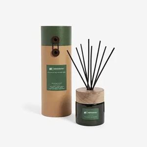 น้ำหอมปรับอากาศแบบก้านไม้หอมชนิดแก้วสีดำ ยี่ห้อ Mescente กลิ่นติดทนนาน พร้อมฝาไม้ สำหรับใช้ในบ้าน - Product Image 5