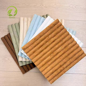 Panneaux acoustiques en feutre <span class=keywords><strong>noir</strong></span> pour animaux de compagnie, lattes en bois, panneaux acoustiques pour studio d'enregistrement, salle de cinéma, système de revêtement mural - Product Image 2