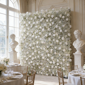 Decoración <span class=keywords><strong>de</strong></span> Pared Floral DKB para el Día <span class=keywords><strong>de</strong></span> la Madre, 8*10 pies, Girasoles Verdes y Amarillos <span class=keywords><strong>de</strong></span> Seda, Adorno Floral 5D <span class=keywords><strong>de</strong></span> Alta Gama - Product Image 1