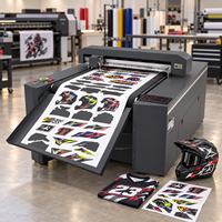 Máquina de Corte de Etiquetas Purcell FCR6090, Plotter de Corte de Doble Cabezal con CCD, Alimentación Automática de Rollo a Plano, Cortadora de Etiquetas A3 A2 A1