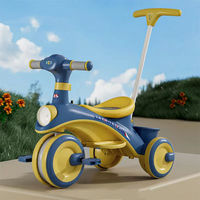 Vélo Multifonctionnel Pour Landau Enfants Buggy Enfants Toddler Tricycle Enfant 3 Roues Poussette Bébé Derniers Modèles