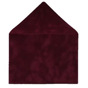 Enveloppes d'invitation de mariage personnalisées en velours bleu marine, papier de doublure avec sceau de cire doré pour carte de remerciement de luxe pour fête prénuptiale - Product Image 5