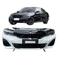 Kit Gril Radiator Depan Lengkap untuk BMW-3 Series G20G28 Perakitan Bumper Baru dengan Suku Cadang Mobil Asli