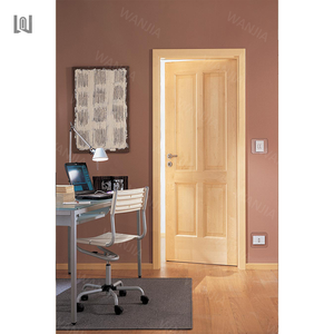 للبيع بالجملة من المورد أحدث تصميم لباب خشبي داخلي للمنزل باب خشبي مسطح باب خشبي - Product Image 4