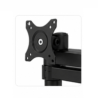Support d'écran de bureau robuste en aluminium de qualité supérieure, nouveau design, bras simple avec ressort à gaz réglable