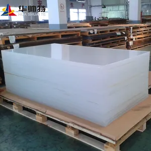 HUASHUAITE temizle % 100 1220*2440 2mm 3mm 5mm Llucite Perspex şeffaf akrilik plastik levha