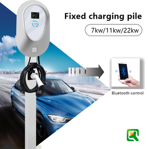 สถานีชาร์จรถยนต์ไฟฟ้า 32A GB/T 7/11/22KW แบบติดผนัง พร้อม WiFi ปรับกระแสและตั้งเวลาได้ สภาพใหม่ - Product Image 1
