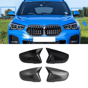 Coques de protection pour rétroviseurs de voiture, couvre-rétroviseurs pour BMW X1 F48 F49 2016-2019, kit carrosserie, accessoires auto - Product Image 1