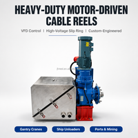 Enrollador de Cable Motorizado para Grúa Portuaria, Descargador de Barcos, Equipo Industrial de Minería para Exteriores, Acero Inoxidable AISI304, 400V, 50Hz