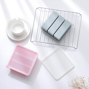 Long Square Eco-Friendly Silica Gel Ice Cube <b>Mold</b> with Soap Strip 1 Piece Silicone <b>Cake</b> <b>Mold</b> - Product Image 3