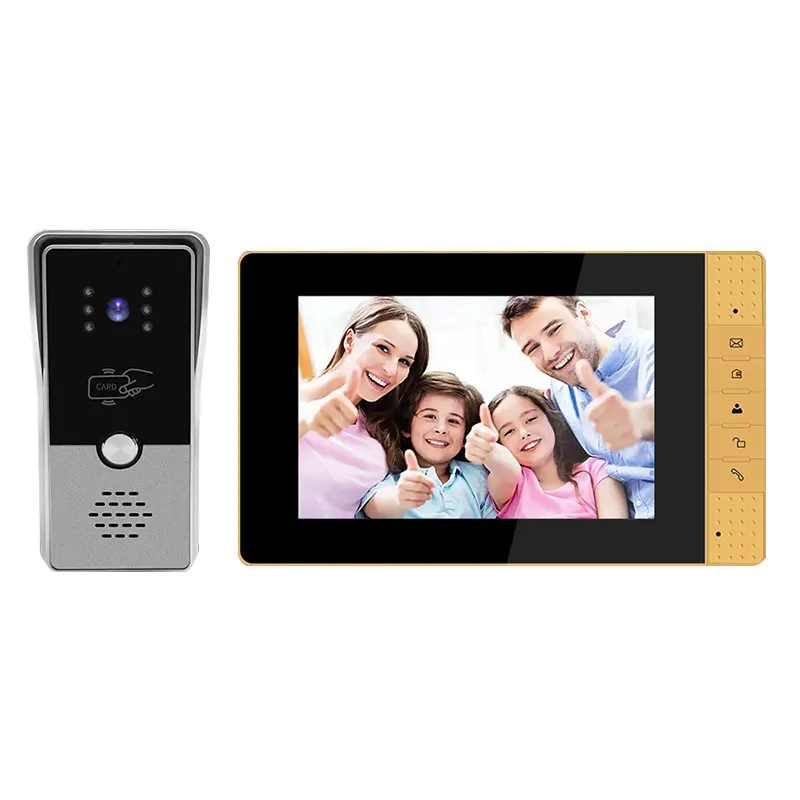 Visiophone professionnel avec sonnette Audio bidirectionnelle 1080 px, interphone intelligent sans fil, caméra vidéo de haute qualité