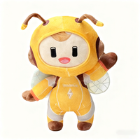 Uyeah OEM Peluche Abeille Personnalisée en Coton PP, Jouet en Peluche Doux et Mignon, Animaux en Peluche, Jouets en Peluche Abeille