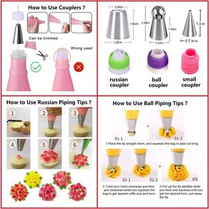 Best seller cupcakes bake set,480 pezzi Kit per decorare torte forniture da forno teglia da forno con set di rack, set di stoviglie per principianti - Product Image 3