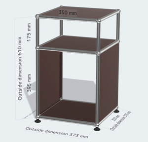 Armario Multifuncional Estilo Americano - Estante de <span class=keywords><strong>Almacenamiento</strong></span> Modular de Metal para Sala de Estar, Oficina, Almacén, Alta Capacidad de Carga - Product Image 2