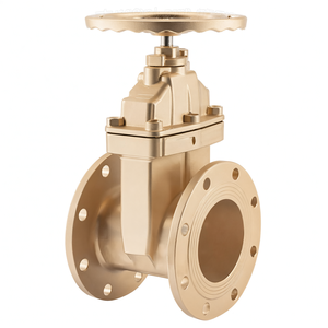 Válvula de Compuerta COVNA de Hierro Dúctil con Asiento Resiliente y Sellado Suave de PTFE de 6 Pulgadas, con Volante y Brida, para Agua, con Garantía de 90 Días - Product Image 1