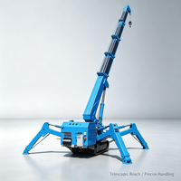 Grue araignée télescopique compacte supérieure, norme européenne, pour la fourniture directe en usine et les commandes en gros