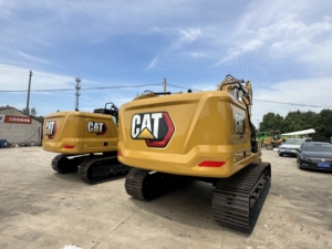 รถขุด CAT 320GC สีเหลือง ระบบไฮดรอลิก ติดตั้งบนแทร็ก อุปกรณ์ก่อสร้าง น้ำหนัก 20000 กก. 0-2000 ชั่วโมง ใช้งานเครื่องยนต์และเกียร์ - Product Image 5
