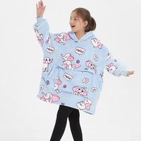 Vente en gros de couvertures à capuche Sherpa pour adultes, avec poche géante, lavables en machine, design personnalisable, style européen-américain