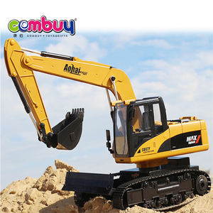 12 canali di musica leggera 1:10 grande modello di camion Rc escavatore - Product Image 6