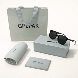 DHP Custom Sunglasses Gift Box and Bag Foldable Magnetic Paper Case Luxury Eyewear Packaging - Product Image 1