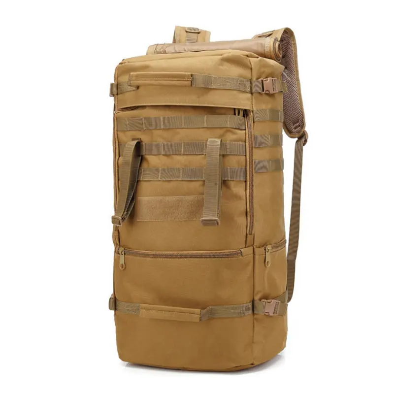 2024 Wholesale Waterproof Oxford Sport Camping Hiking Trekking Bag Molle Tactical Backpack With Wholesale of new materials