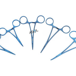 Kualitas tinggi titanium bedah hemostat nyamuk lurus forceps dengan sistem penguncian - Product Image 4