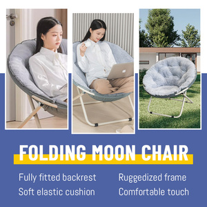 Nhà máy hiện đại ngoài trời vòng có thể ngả túi có thể gập lại mặt trăng sang trọng cắm trại ghế - Product Image 3